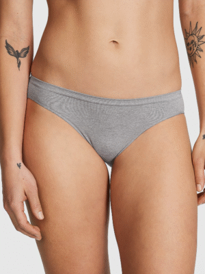 112426932ODJ_OM_F Seamless Bikini Panty (Marl | Grey Oasis)