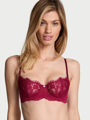1124534896O5_OM_F VICTORIA SECRET Dream Angels Wicked Unlined Lace Balconette Bra