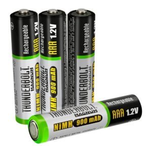 97861_W3 THUNDERBOLT MAGNUM AAA High Capacity NiMH Rechargeable Batteries, 4 Pack
