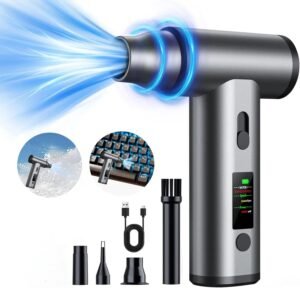 Hd63322db0a014689b320856972a55df63 110000RPM Powerful Mini Cordless Turbo Jet Blower for Car Drying Small Car Cleaning Blower Portable Air Gun to Cars Air Duster